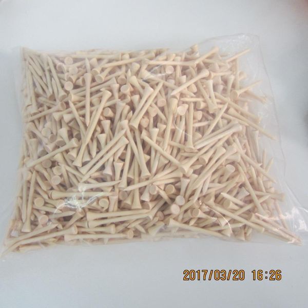 

1000pcs/ lot bulk 70mm 2 3/4 inch nature wood color wooden golf tee mxrjt