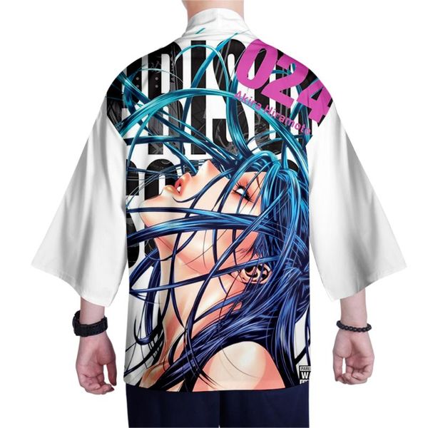 

2020 prison school shirt kimono traditional yukata men kimono japanese cosplay harajuku prison school kimonos shirt streetwear, White;black