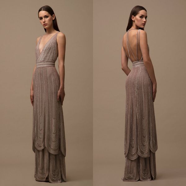 

modest a line evening prom dress spaghetti sleeveless satin pears party dresses floor length v neck tiers robes de soirÃ©e, Black