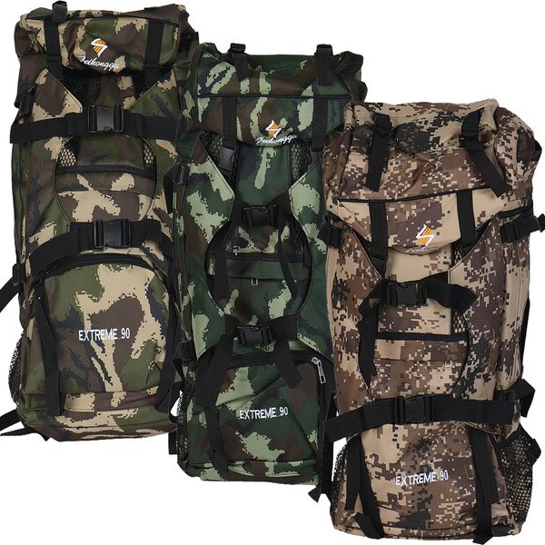 

90l large hiking mountaineering camping hunting backpack tactical outdoor tactical outdoor sports bag rucksack