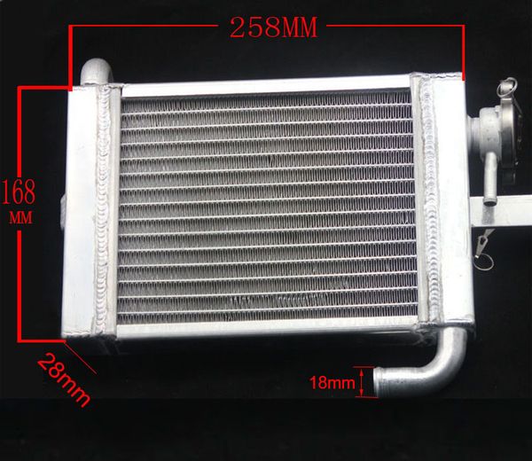 

100cc jog100 scooter gy6 engine 110cc 125cc motorcycle alluminium radiator oil cooler alloy dirt pit monkey bike accessories