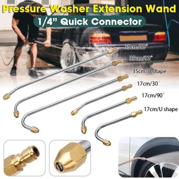 

1/4 quick connect pressure washer wand extension nozzle replacement lance kit
