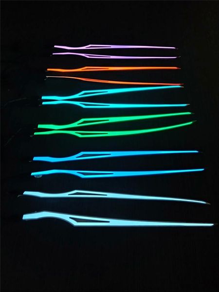 

новый мотоциклетный шлем light strip night light световая полоса моды модифицированный мотоциклов светящиеся батончики шлем стикер