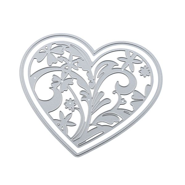 

hollow grass heart metal cutting dies stencils for diy scrapbooking decorative embossing suit paper cards die cutting template