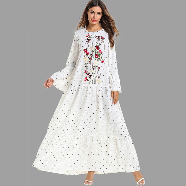 

white kaftan abaya dubai islamic muslim hijab dress caftan elbise ramadan sukienki dresses eid vestidos robe arabe musulmane, Red