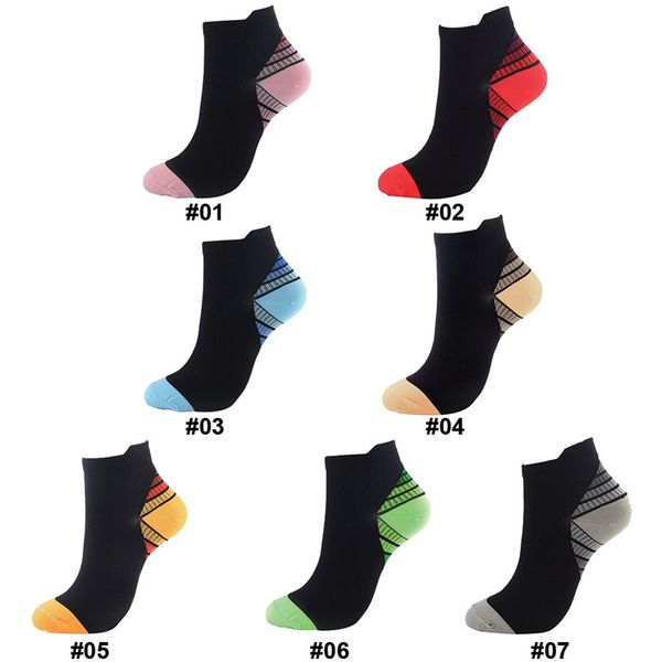 

foot for men & women plantar fasciitis arch support low cut athletic medical running, travel, nurses gym compression socks, Black