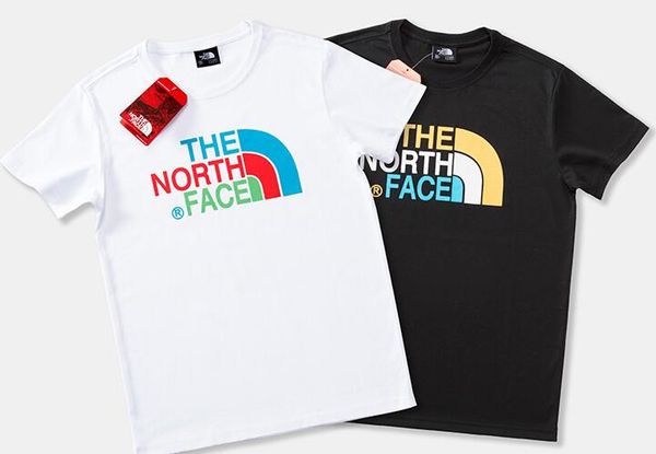 

2019 Tide бренд футболка для мужчин и женщин новый хип-хоп пара свободные мужчины дизайнер Face футболка новое поступление уличная одежда северная футболка бесплатная доставка