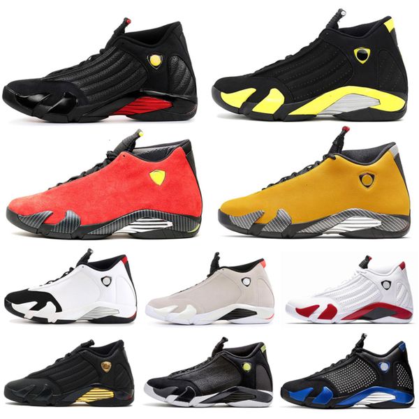 

2019 14 14s varsity royal мужские ботинки баскетбола университета gold red candy cane desert sand thunder мужские тренер спортивные кроссовк