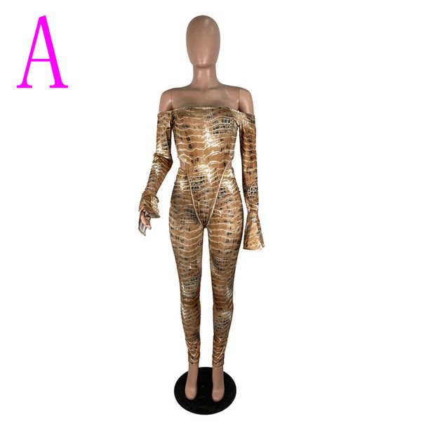 

trendy women clothes geometry long sleeve romper slim casual off shoulder polyester jumpsuit one pieces, Black;white
