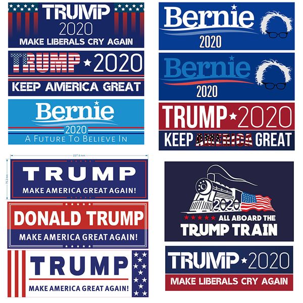 

11pcs donald trump car sticker 2020 amercian president election supplies car bumper stickers keep america great