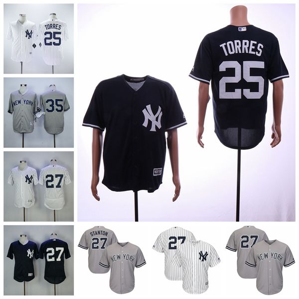

Men 039 new york gleyber torre yankee giancarlo tanton gary anchez brian mccann white grey blue ba eball jer ey