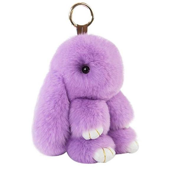 

easter bunny fur lazy play dead rabbits plush doll key backpack cellphone car pendant ornaments