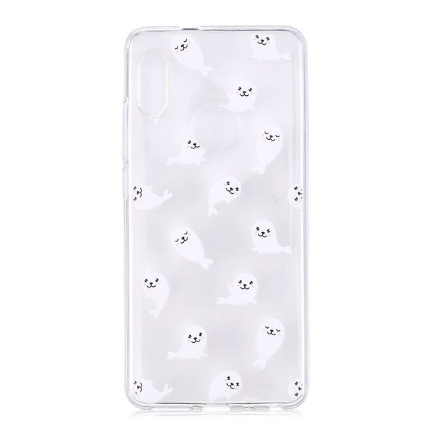 

tpu case for xiaomi redmi note 5 pro sea lions pattern