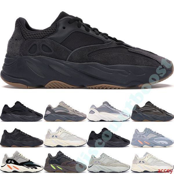 

700 v2 utility black kanye west mens women running shoes geode static mauve og runner wave solid grey inertia vanta sports sneakers 36-46
