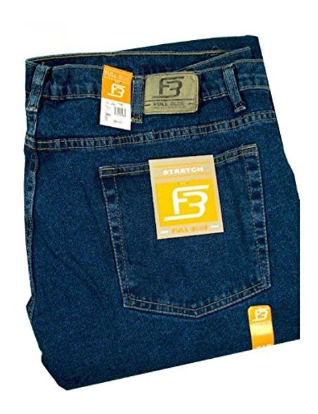 

full blue big mens traditional fit stretch jean