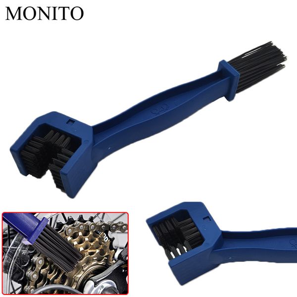 

durable motorcycle cycling cleaning brush chain maintenance tool for triumrh thruxton tiger 800 1050 1200 xc/xcx/xr 600 red