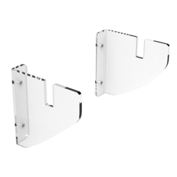

skateboarding 2pcs wall hanging floating home mounts deck clear acrylic display stand longboard skateboard rack for adults kids accessories