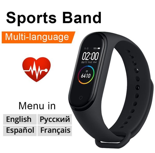 

новый м4 смарт браслет фитнес трекер смарт часы спорт смарт браслет сердечного ритма артериального давления монитор браслет здоровья браслет