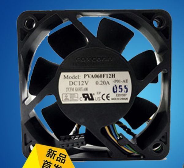 

оптовая немецкий оригинал foxconn pva060f12h 12v 0.20 a 6020 6 см 4 вентилятор охлаждения