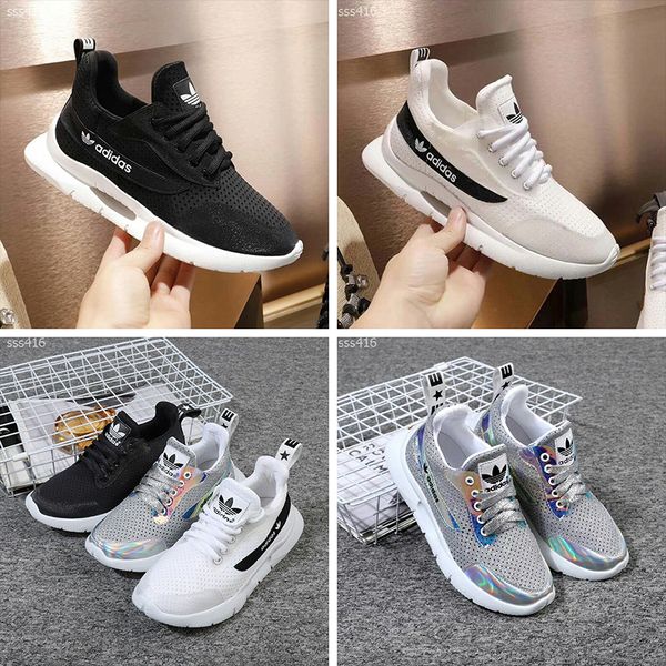 

women 2020 spring new black white mesh breathable thick sneakers wild air cushion travel running shoes outdoor wearable shoes size 5-10