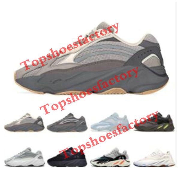 

new kanye 700 v2 wave runner inertia tephra solid grey utility black vanta runing shoes men designer shoes women static sneakers eur 36-45