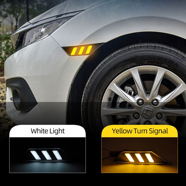 

2pcs for honda civic 2016 2017 2018 car side marker signal lights marker lamp led drl bulbs