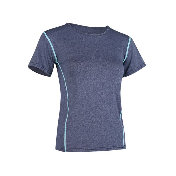 

women yoga t shirt short sleeve quick-dry sport running t-shirt tight workout training tees girls, White;red