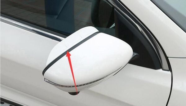 

rearview mirror rain eyebrow visor mirror decoration for 2016 2017 nissan qashqai