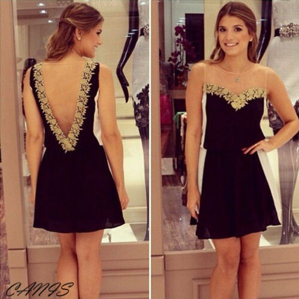 

2019 women dresses sleeveless summer cocktail style party short mini dress, Black;gray