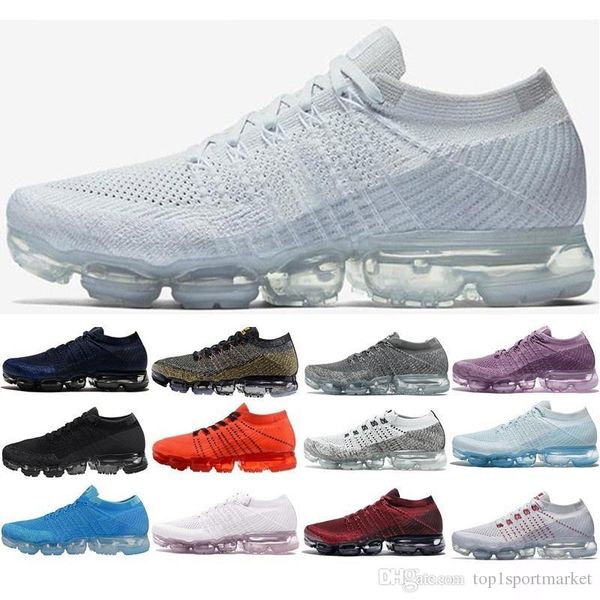 

with box 2018 be true designers men woman shock shoes for real quality fashion mens casual maxes sneakers shoes, Black