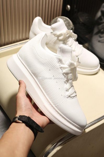 

plate-forme breathable platform luxury designer mens and womens fashion vintage designer shoes custom woven cloth white, Black