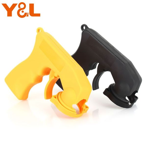 

y&l spray gun adaptor paint care aerosol handle with full grip trigger locking collar for car maintenance painting tool