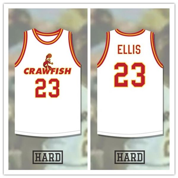 

Bentley Ellis 23 New Orleans Crawfish Basketball Jersey by Hard