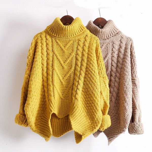 

дизайнер женщины дизайнер свитер зима осень сыпучие свитер женщины пуловер женщины короткие рукава толстые свитера вытащите femme пуловеры, White;black