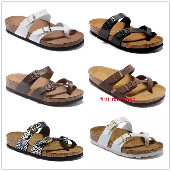 

mayari 805 arizona gizeh 2019 sell summer men women flats sandals cork slippers casual shoes print mixed colors size us3-15