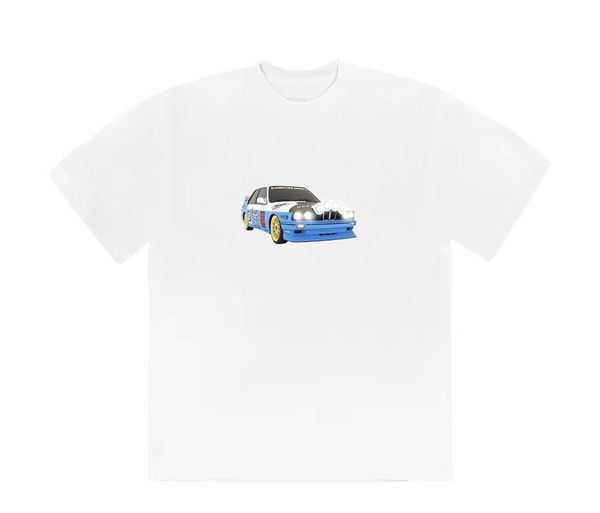 

20ss jackboys tee car printing tee short sleeve casual fashion cotton shorts mens women couple designer t-shirt t01, White;black