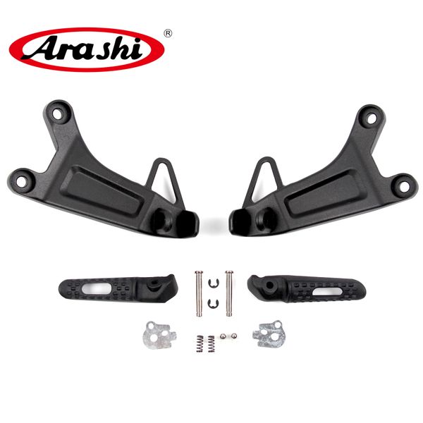 

arashi 1 set rear footrest for honda cbr600rr 2003 2004 motorcycle passenger foot pegs motor parts cbr 600 600cc