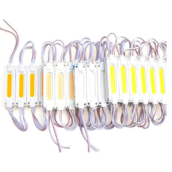 

injection cob led module light waterproof led back light dc12v 2w 1led cob ip65 ce rohs 70mm*20mm aluminum+abs