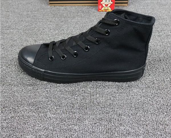 

new 2020 cloth shoes drop shipping brand all high sports stars low classic canvas shoe sneakers men's women's casual shoes size 35, Black