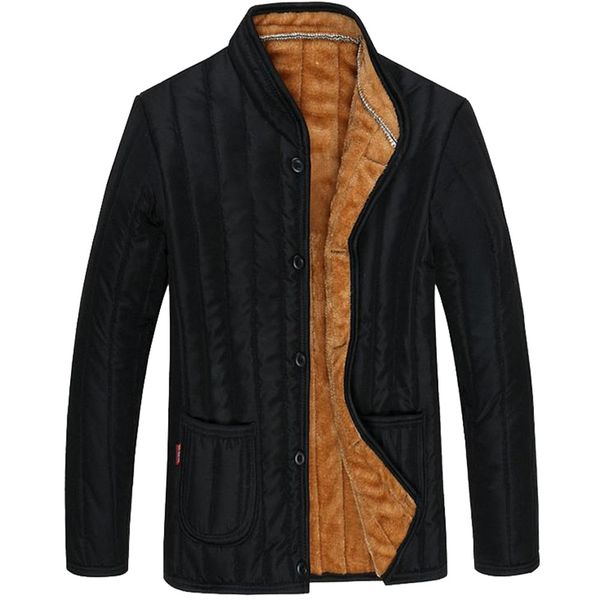 

winter fleece cashmere jacket man full sleeve thick warm overcoat 2020 autumn winter solid outwear coat casaco mans outwear, Black;brown