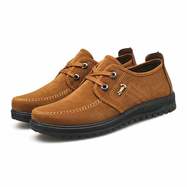 

hkxn old beijing cloth shoes middle-aged men 2020 spring new men's shoes breathable non-slip dad casual y2, Black
