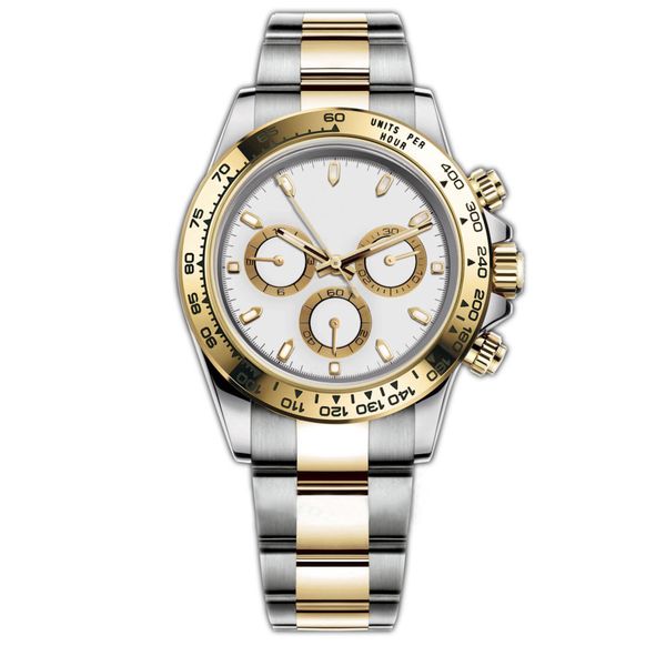 

luxury mens watches 116500ln designer watch montre de luxe automatic wristwatches stainless bezel 316l steel adustable folding buckle, Slivery;brown
