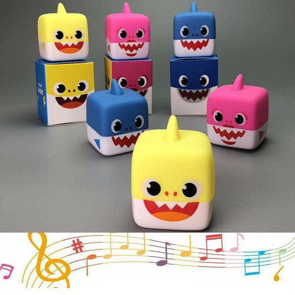 

квадратная акула пение музыка динамик игрушка мультфильм животных мягкие пластиковые куклы детские детские подарок смешные музыкальные динам