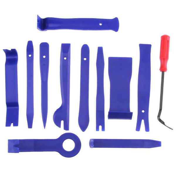 

12pcs car disassembly tools dvd stereo refit kits interior plastic trim panel dashboard installation removal repair tools