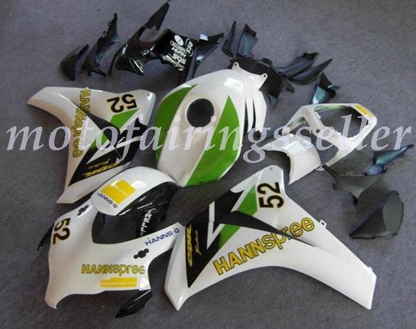 

oem quality new abs full fairings kits fit for honda cbr1000rr (2008 2009 2010 2011) cbr1000rr 08 09 10 11 bodywork set yellow green white