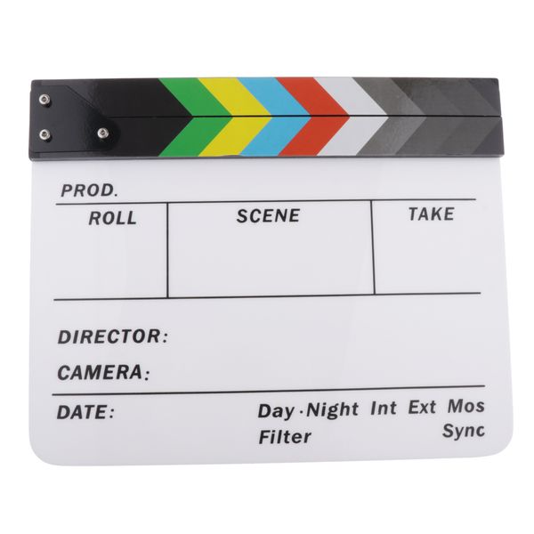 

clapper wooden board director movie movie prop toy wood ornaments artcraft