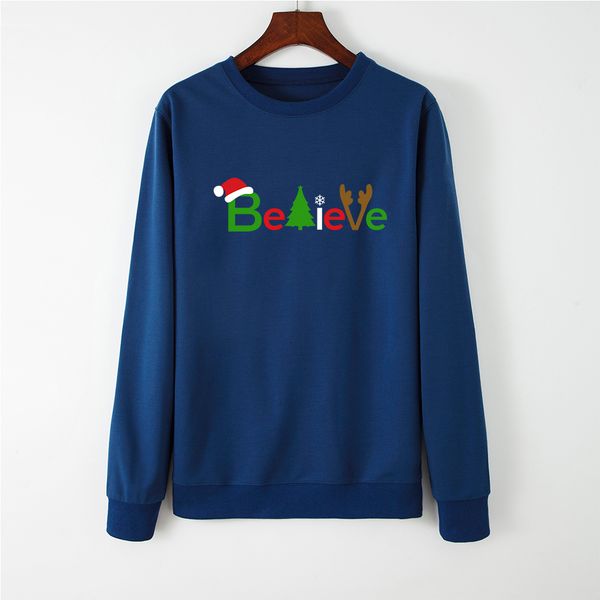 

christmas antlers print women hoodie long sleeve pullover pink sweatshirt o-neck clothes hoodies women rave festival clothing, Black