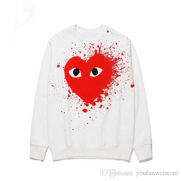 cdg double heart long sleeve