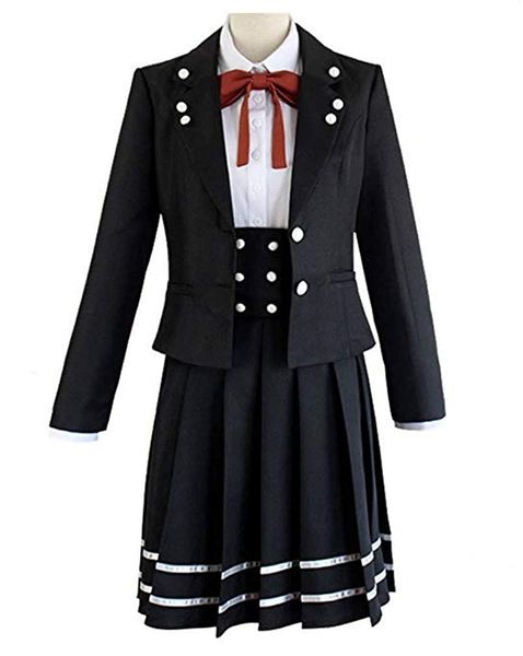 

danganronpa v3 killing harmony cosplay shirogane tsumugi косплей костюм равномерное полный комплект, Black