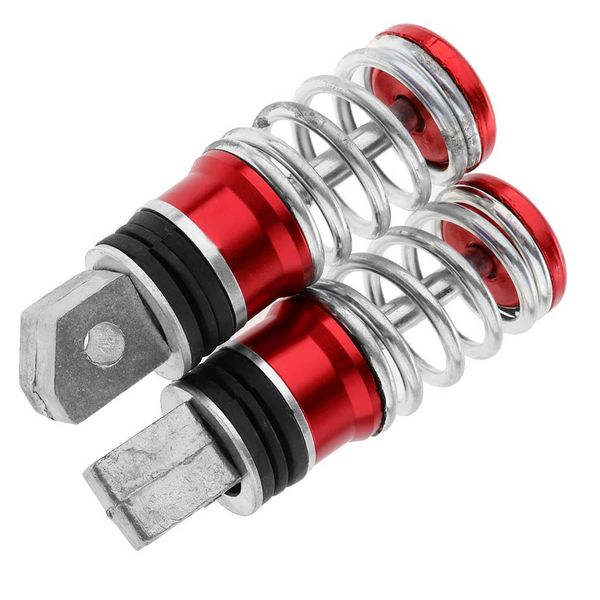 

pair motorcycle aluminum rear spring footrest pegs pedal 105x30mm